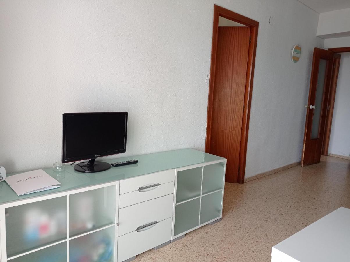 Apartamentos Bonaire 1ª Linea Wifi Solo Familias Serviplaya กันดิอา ภายนอก รูปภาพ